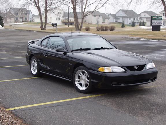 Black 1998 Ford Mustang