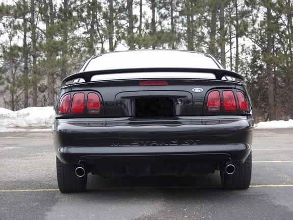 Black 1998 Ford Mustang