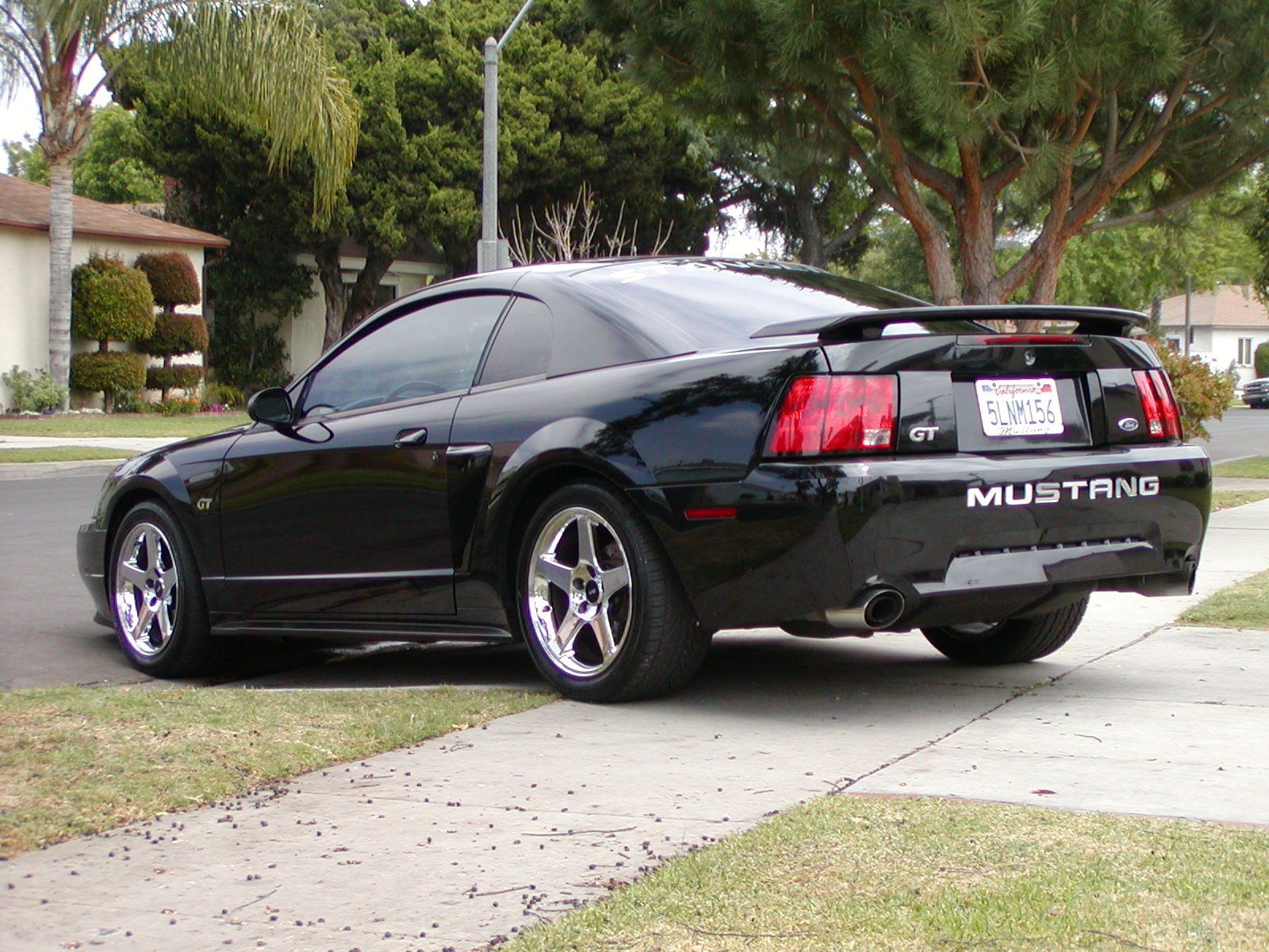 Black 2001 Ford Mustang