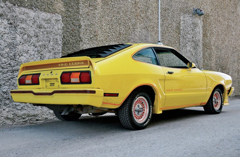 Bright Yellow 1978 Ford Mustang
