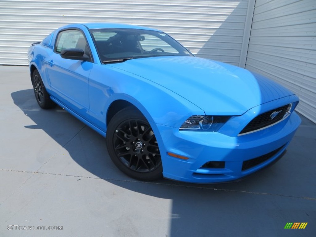 Grabber Blue 2014 Ford Mustang