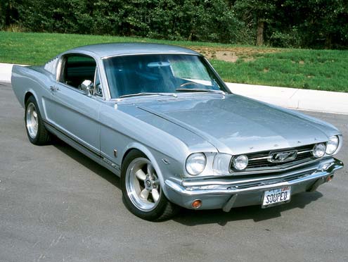 Silver Frost 1966 Ford Mustang