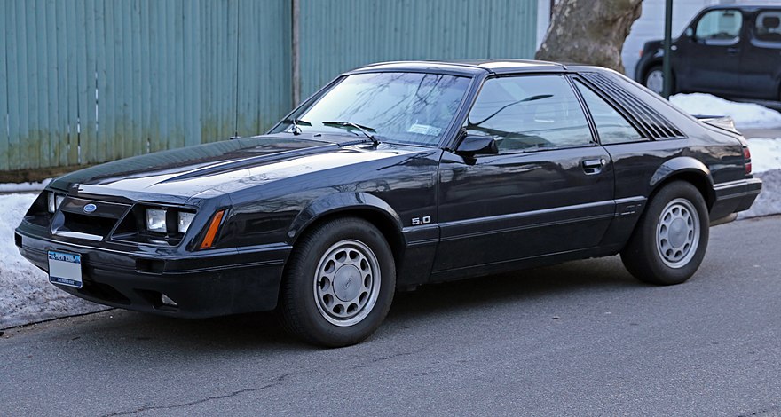 Black 1981 Ford Mustang