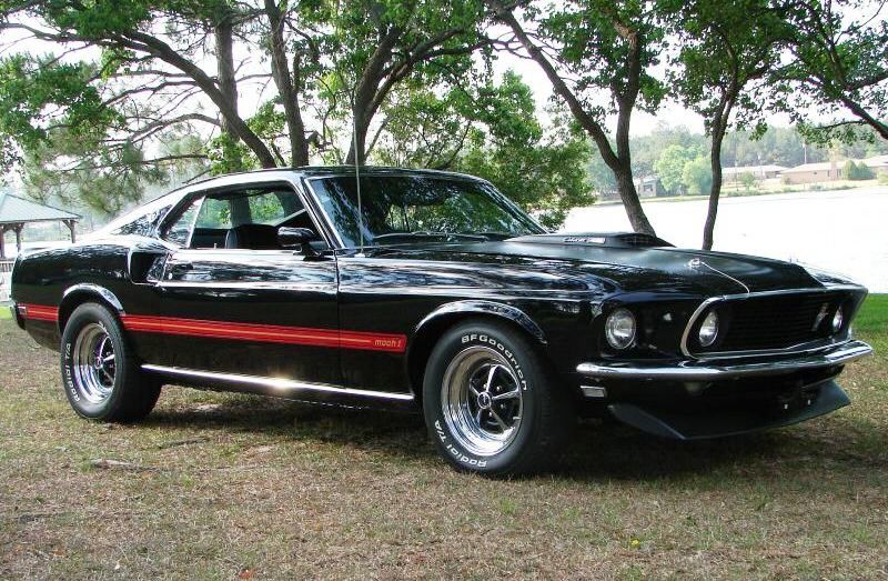 Raven Black 1969 Ford Mustang