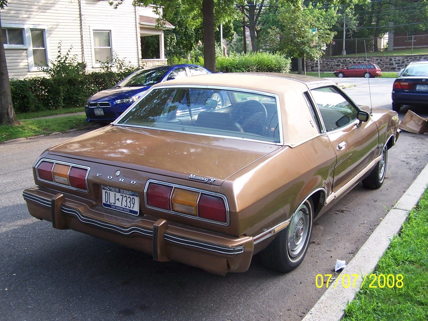 Dark Brown 1976 Ford Mustang