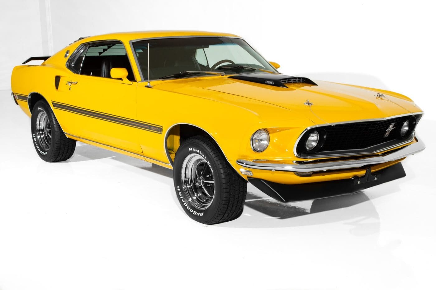 Grabber (Bright) Yellow 1969 Ford Mustang