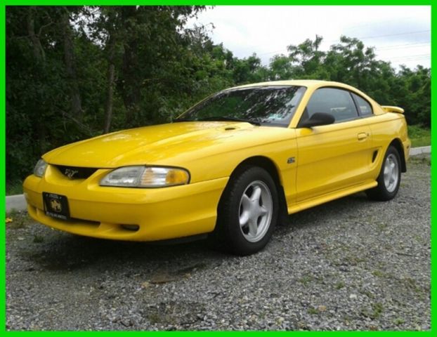 Canary Yellow 1994 Ford Mustang