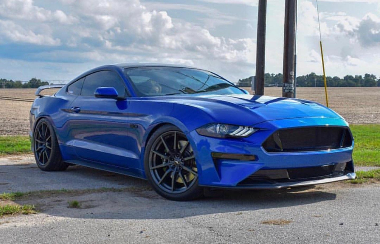 Lightning Blue 2018 Ford Mustang