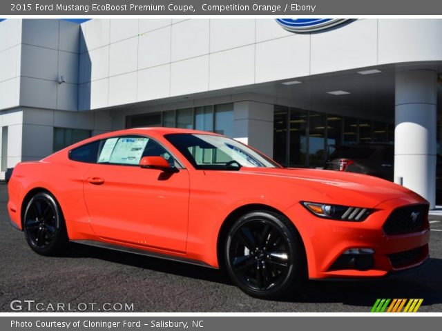 Competition Orange 2015 Ford Mustang