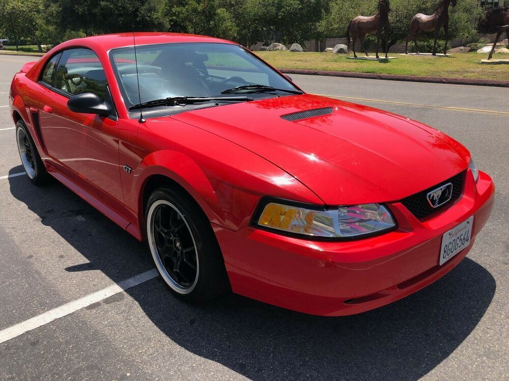 Performance Red 2000 Ford Mustang