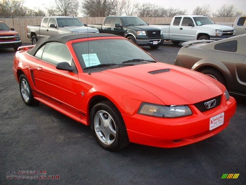 Performance Red 2001 Ford Mustang