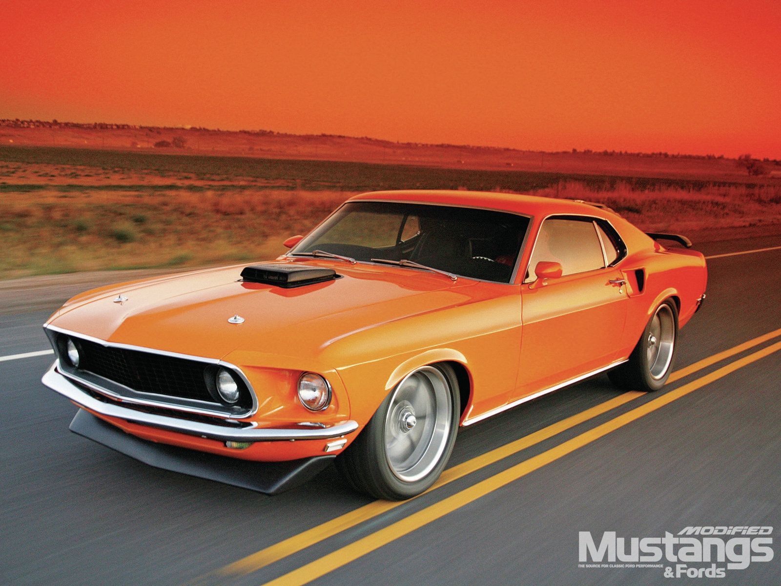 Grabber Orange 1969 Ford Mustang