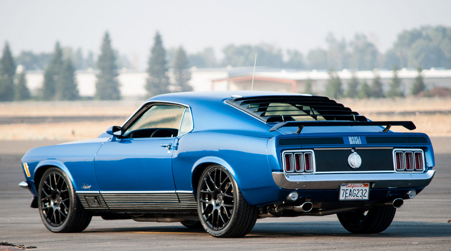 Acapulco Blue 1970 Ford Mustang