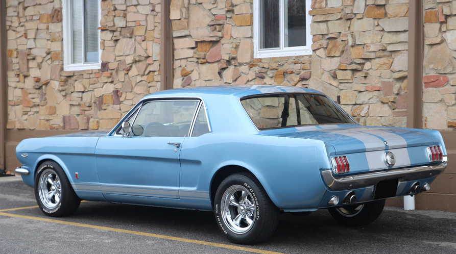 Arcadian Blue 1965 Ford Mustang