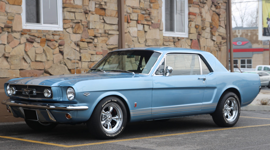Arcadian Blue 1965 Ford Mustang