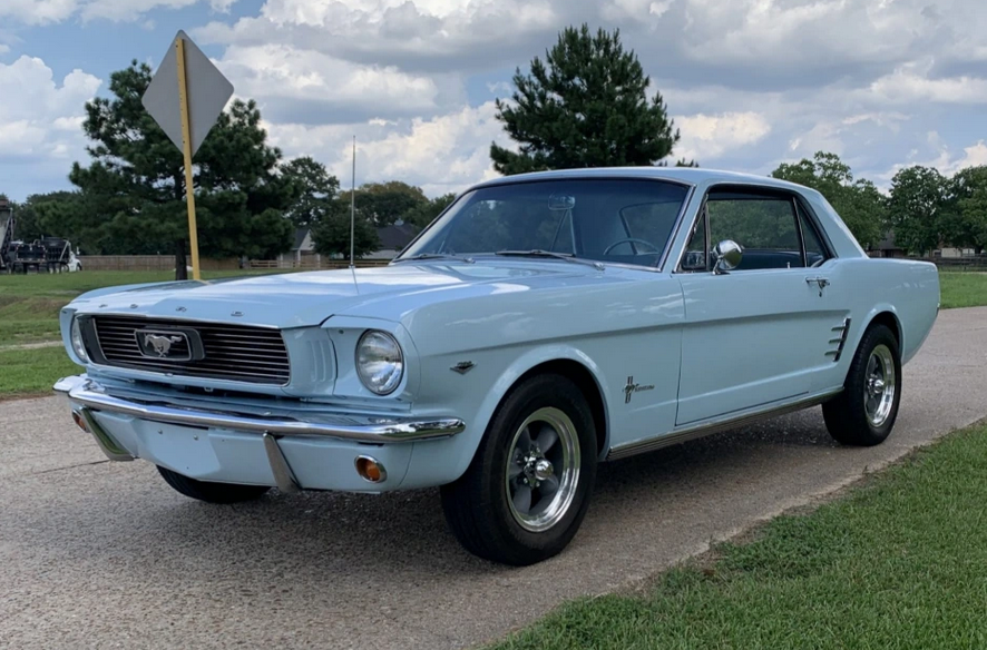 Arcadian Blue 1966 Ford Mustang
