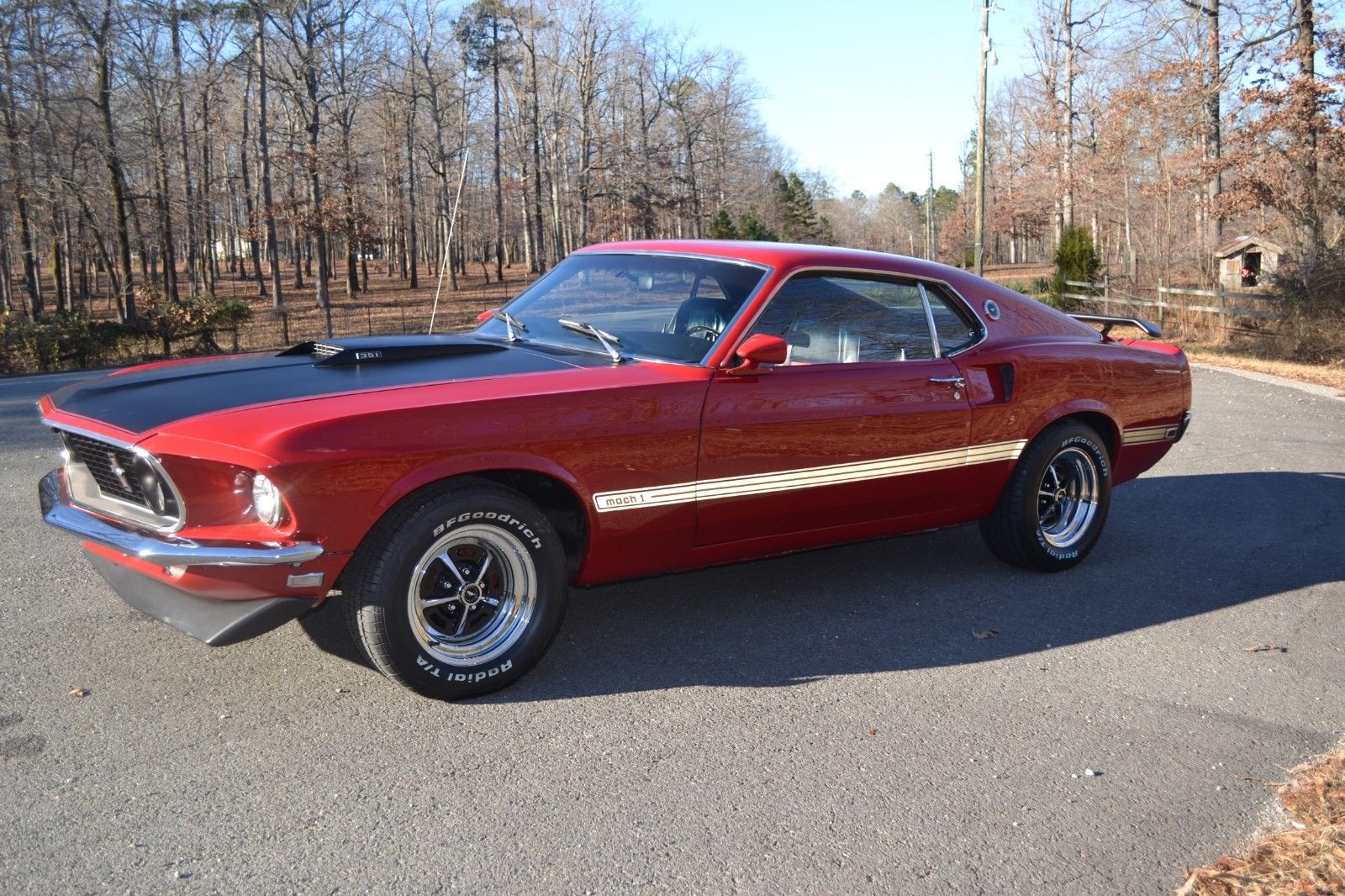 have tillid Foto Bløde fødder Candy Apple Red 1969 Ford Mustang