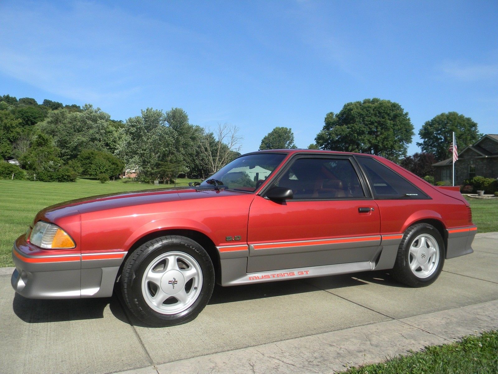 Wild Strawberry 1992 Ford Mustang