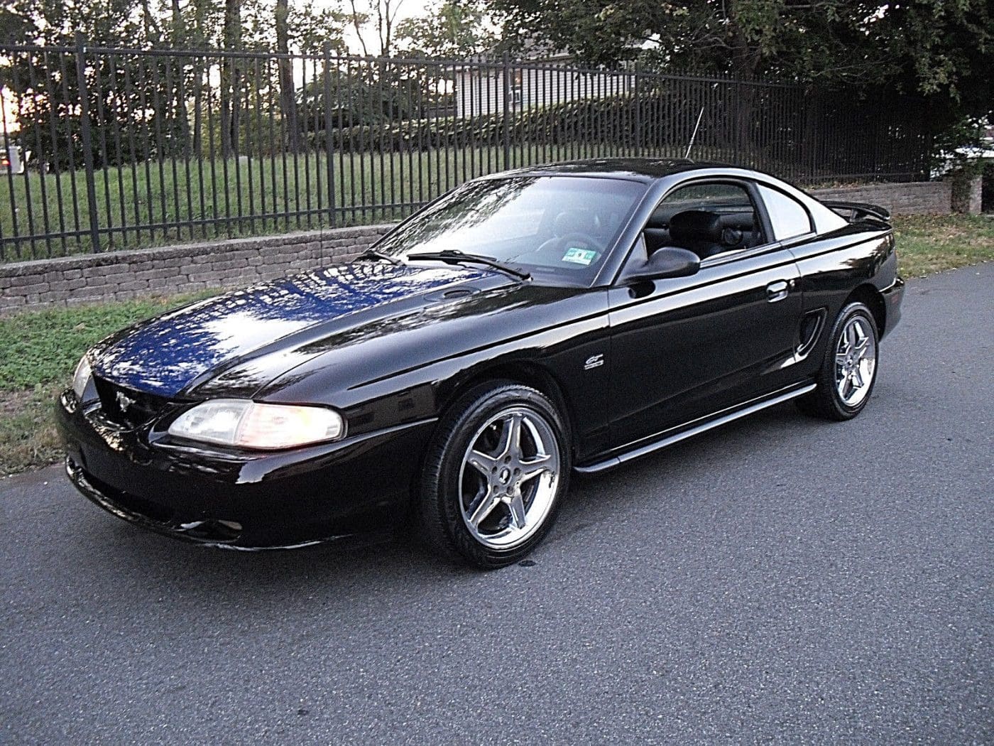 Black 1994 Ford Mustang