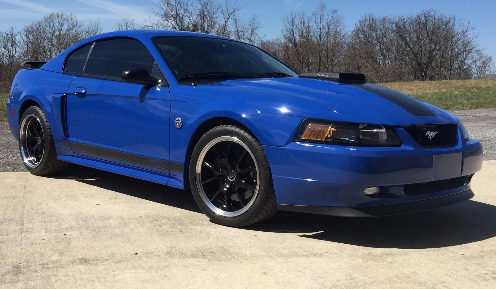Azure Blue 2004 Ford Mustang