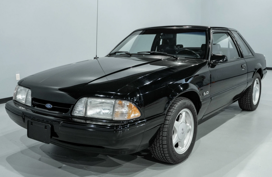 Black 1992 Ford Mustang