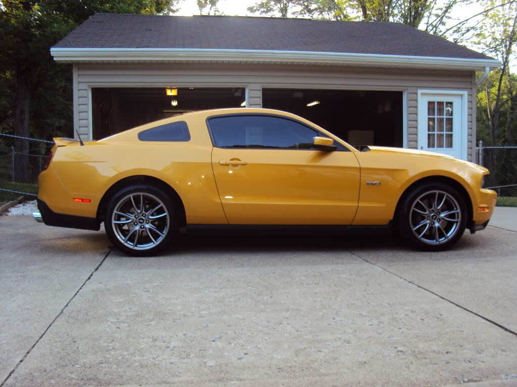 Yellow Blaze 2011 Ford Mustang