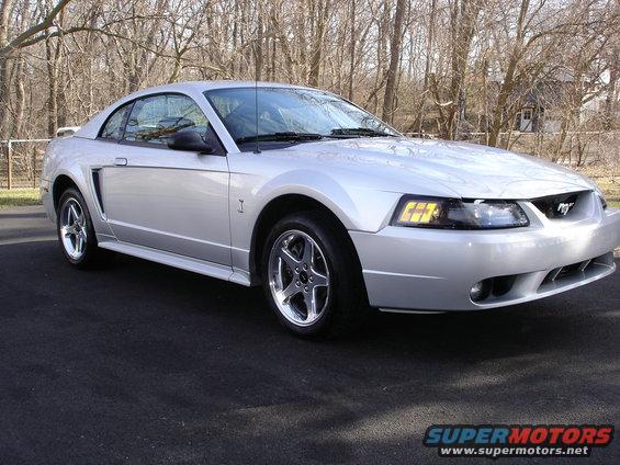 Silver 2001 Ford Mustang