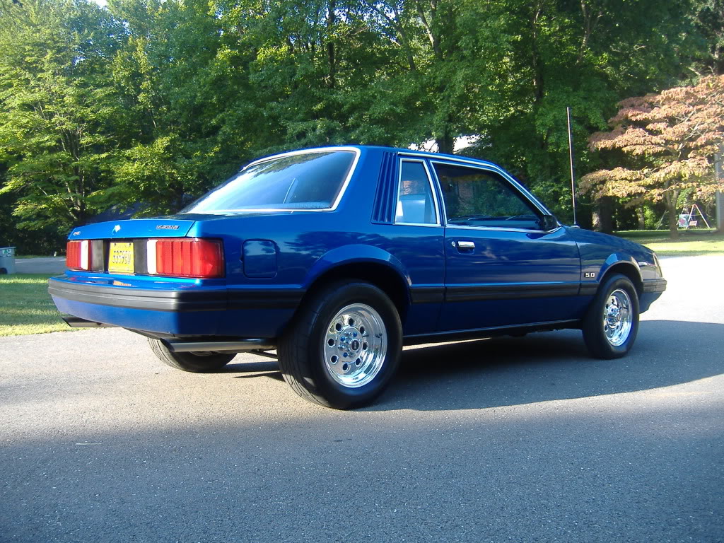 Light Medium Blue 1979 Ford Mustang