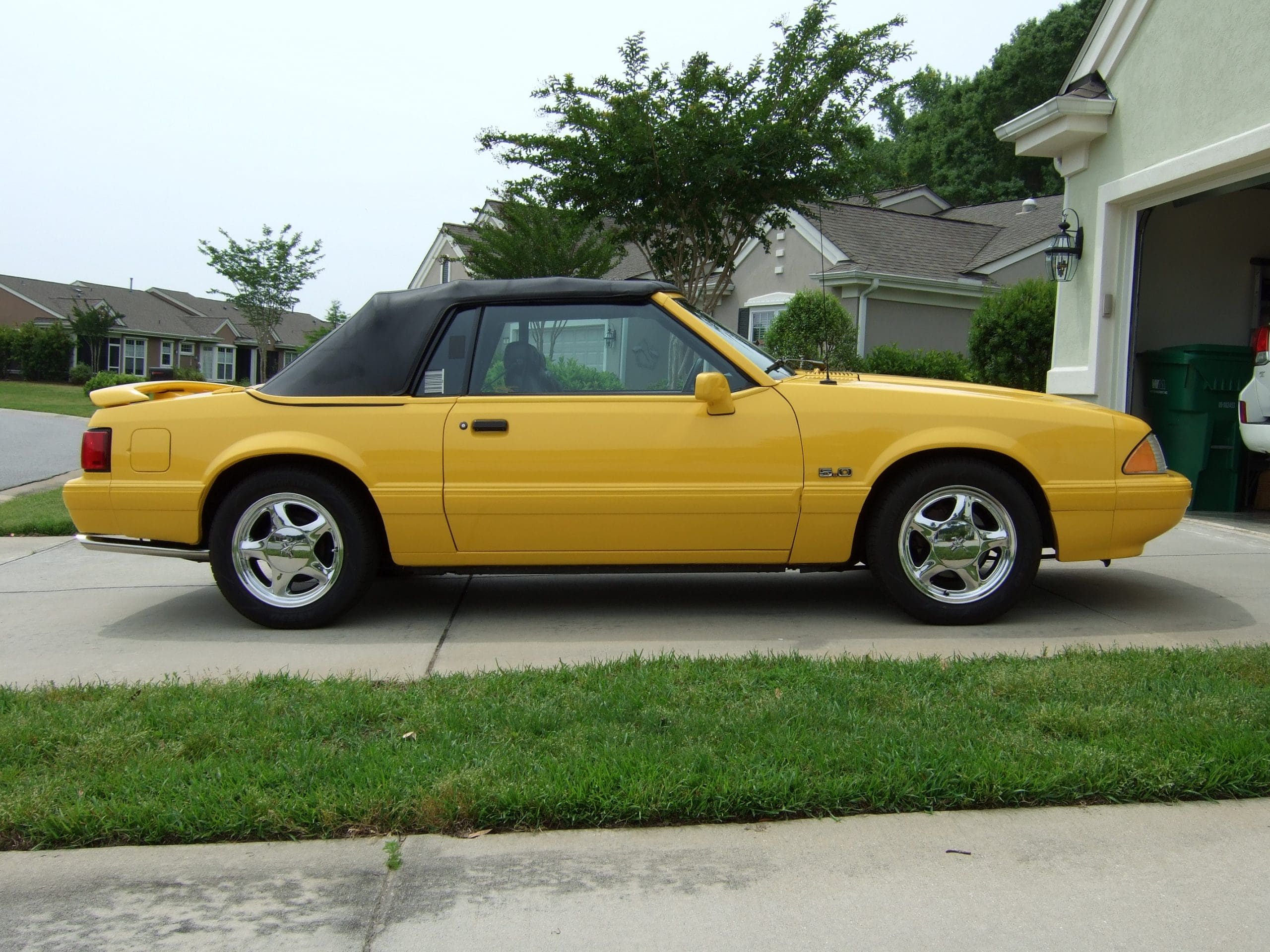 Canary Yellow 1993 Ford Mustang