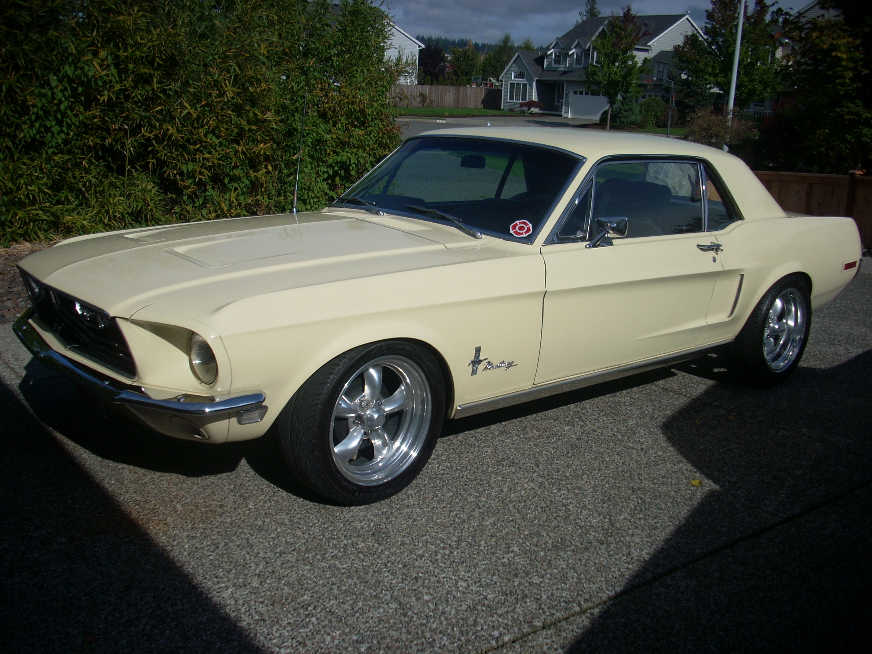 Meadowlark Yellow 1968 Ford Mustang