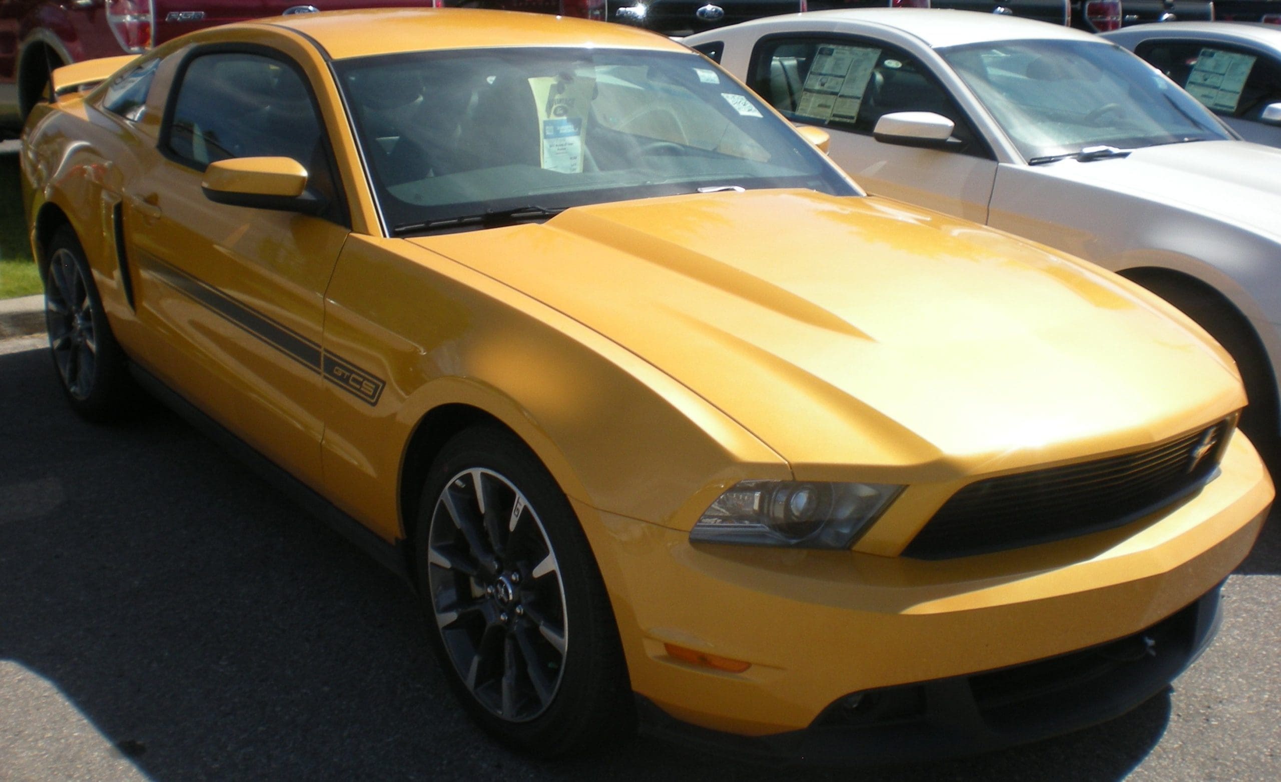 Yellow Blaze 2012 Ford Mustang