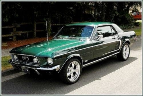 The Emerald Dream Unveiling The Allure Of A 1969 Mustang In Emerald Green