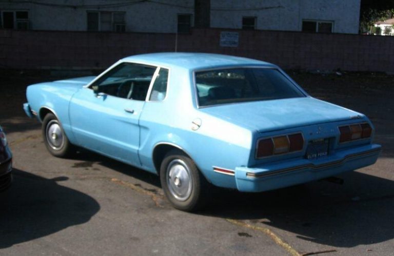 Bright Aqua 1978 Ford Mustang