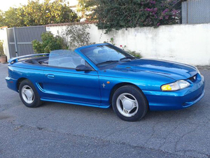Bright Blue 1994 Ford Mustang