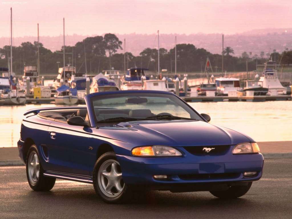 Moonlight Blue 1996 Ford Mustang