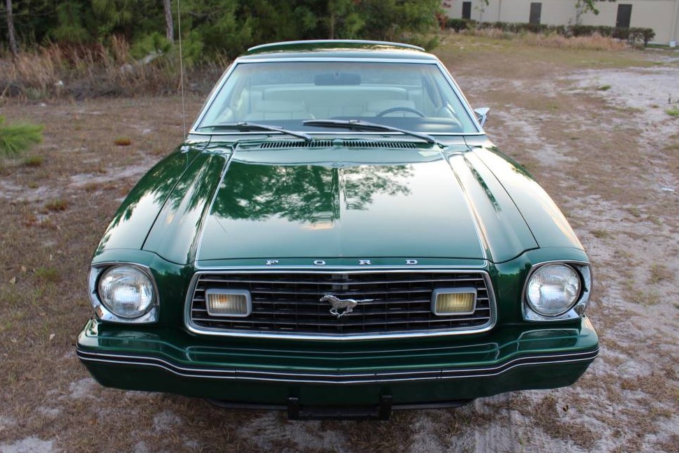 Bright Aqua Glow 1977 Ford Mustang