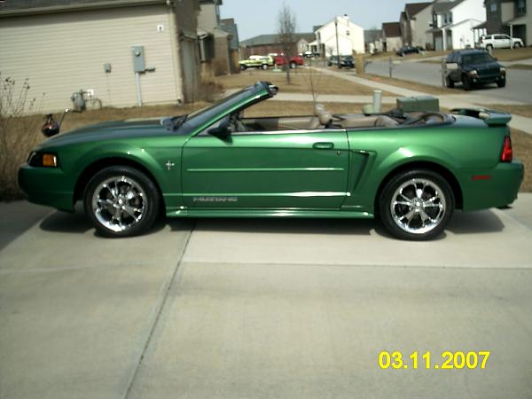 Tropic Green 2001 Ford Mustang