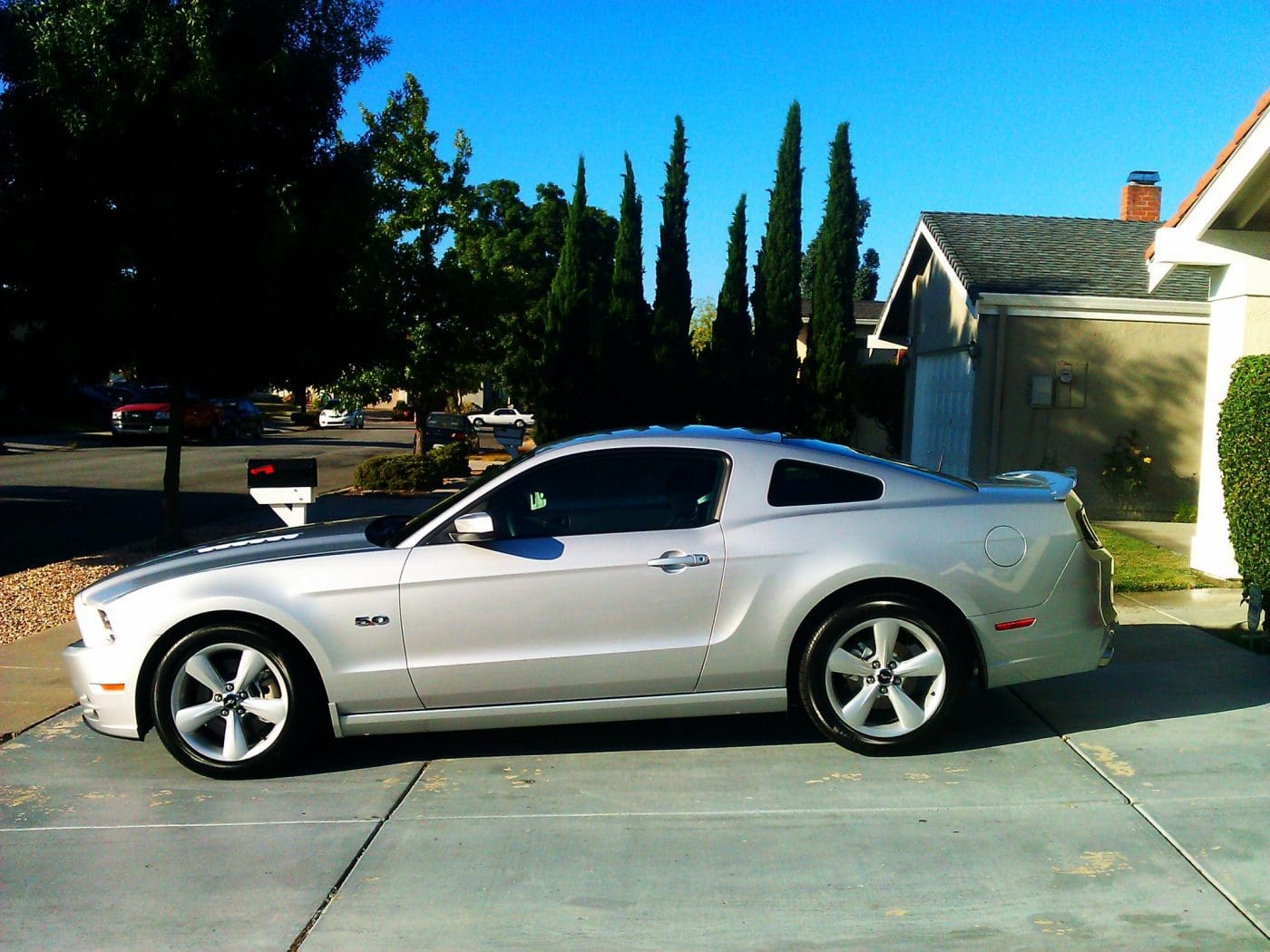 Ingot Silver 2013 Ford Mustang