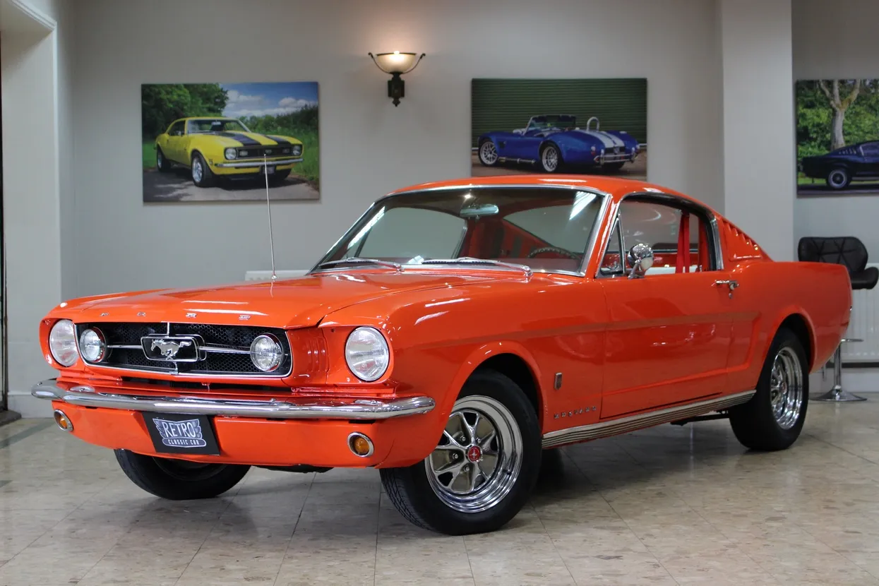 Poppy Red 1965 Ford Mustang