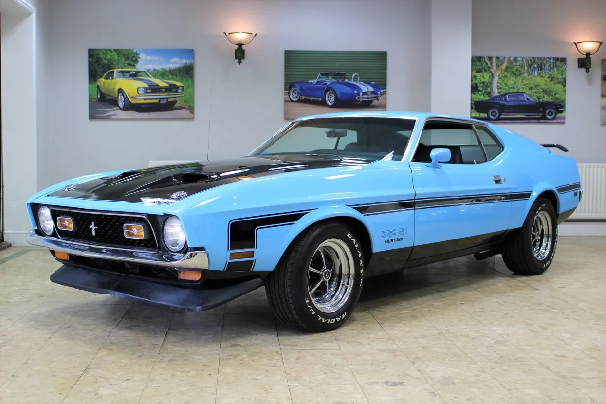 Pastel Blue 1971 Ford Mustang