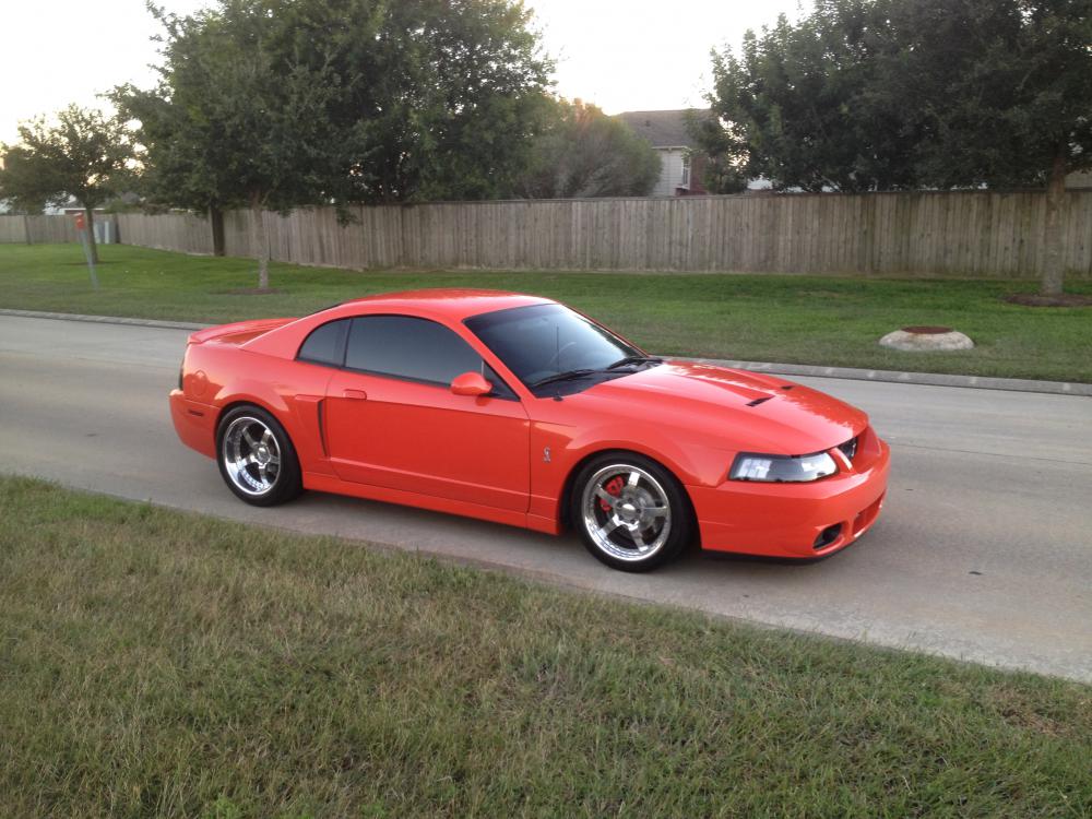 Competition Orange 2004 Ford Mustang