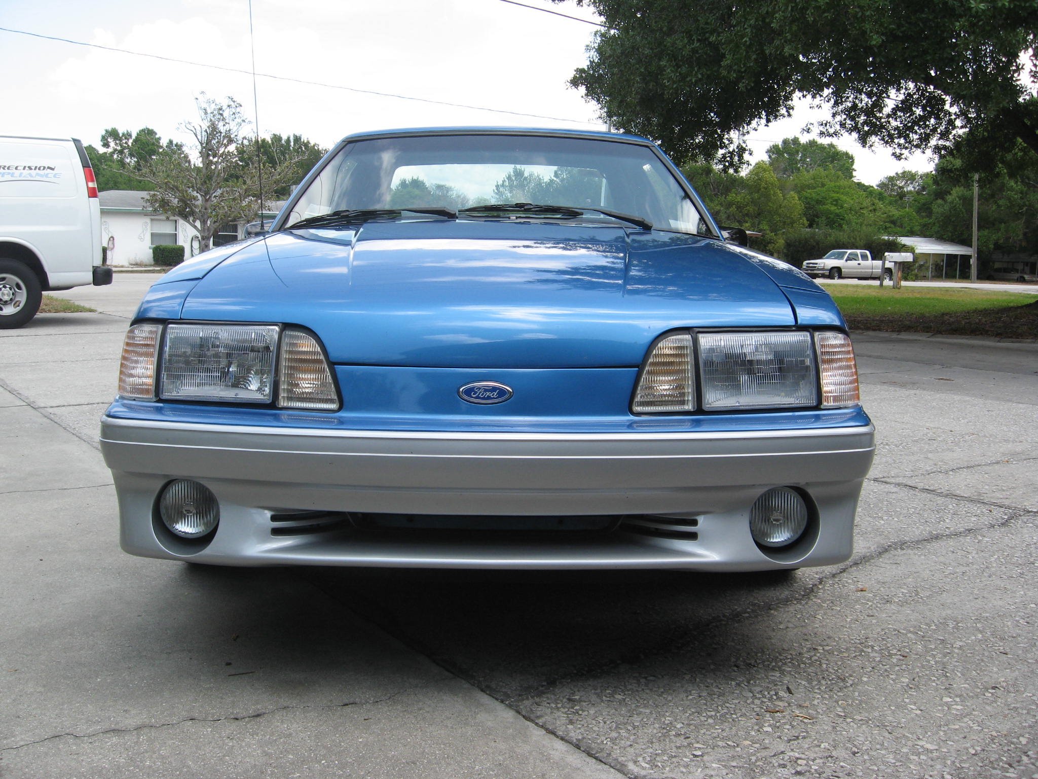 Bright Blue 1993 Ford Mustang