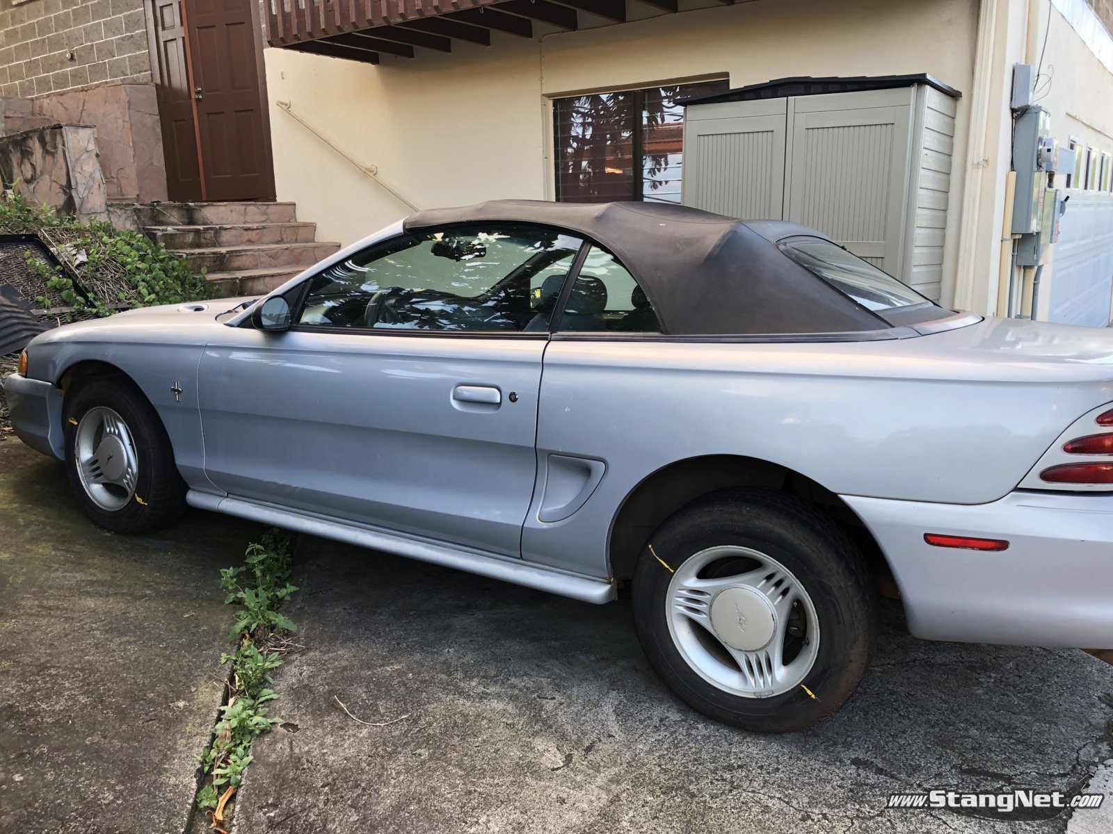 Opal Frost 1994 Ford Mustang