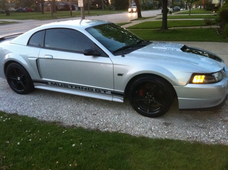 Satin Silver 2002 Ford Mustang