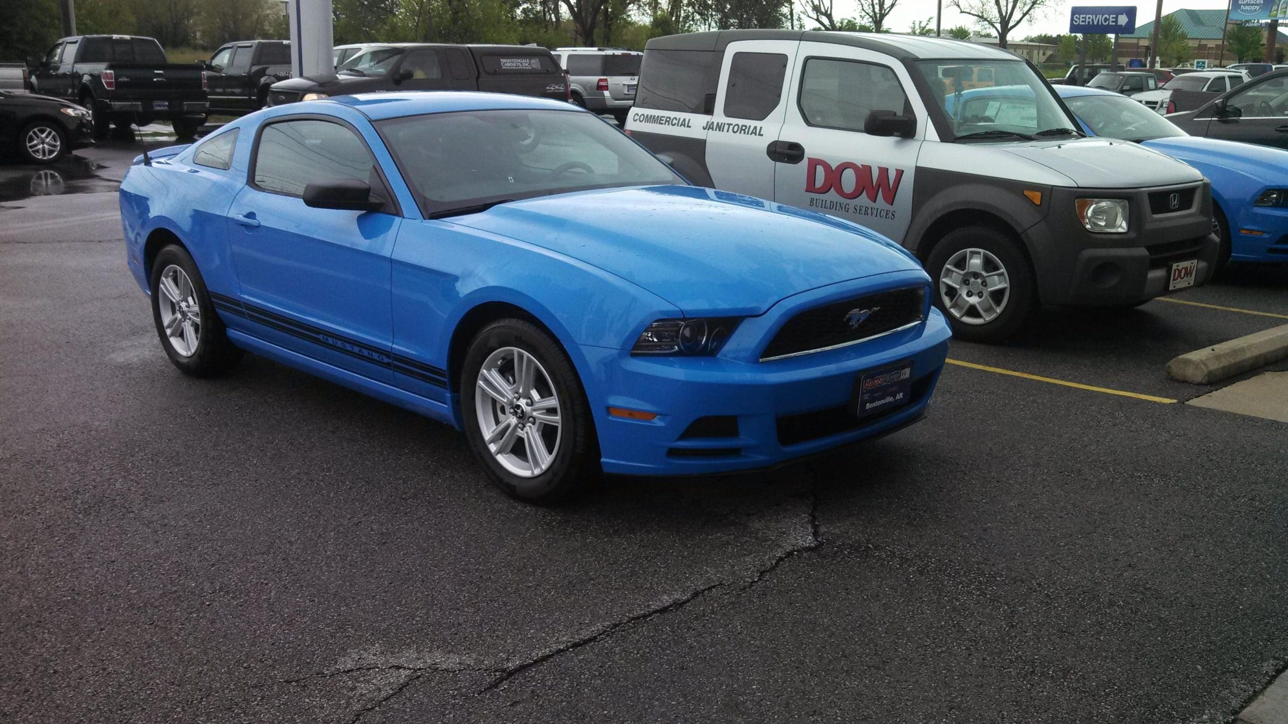 Grabber Blue 2013 Ford Mustang