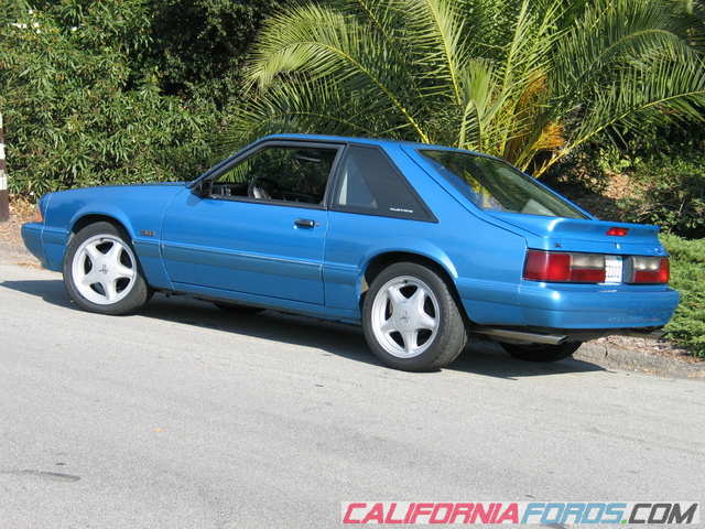 Bimini Blue 1992 Ford Mustang