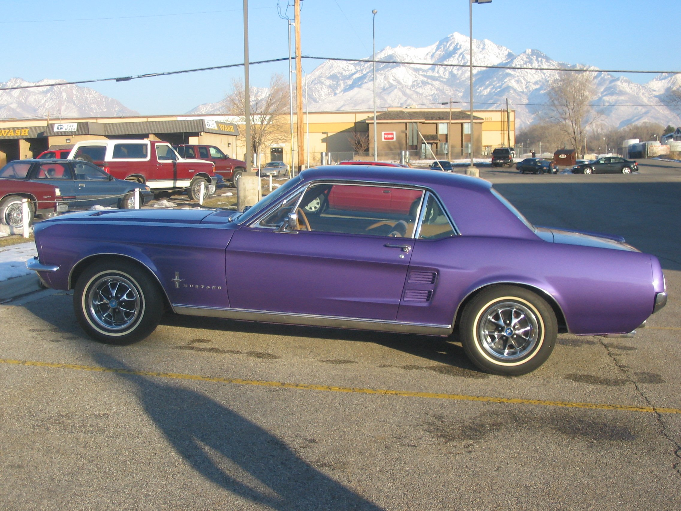Lavender 1967 Ford Mustang