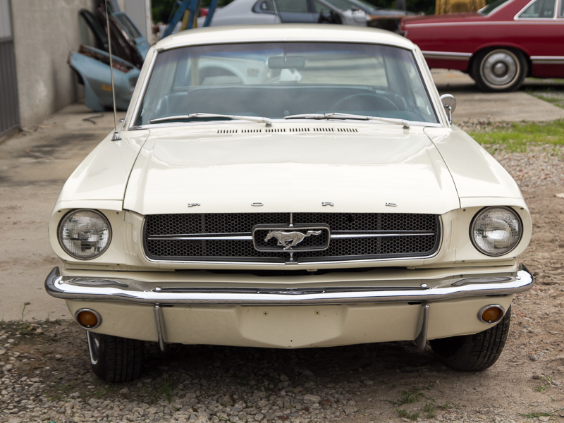 Wimbledon White 1964 Ford Mustang