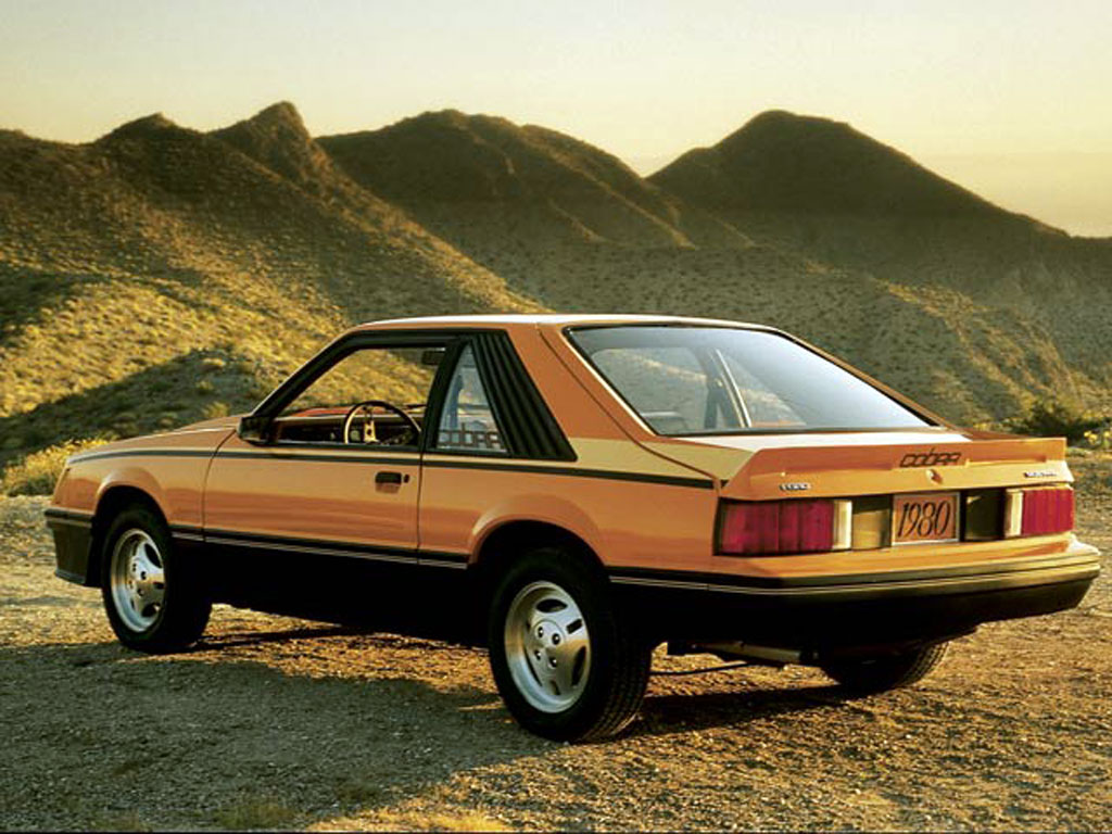 Bright Yellow 1980 Ford Mustang