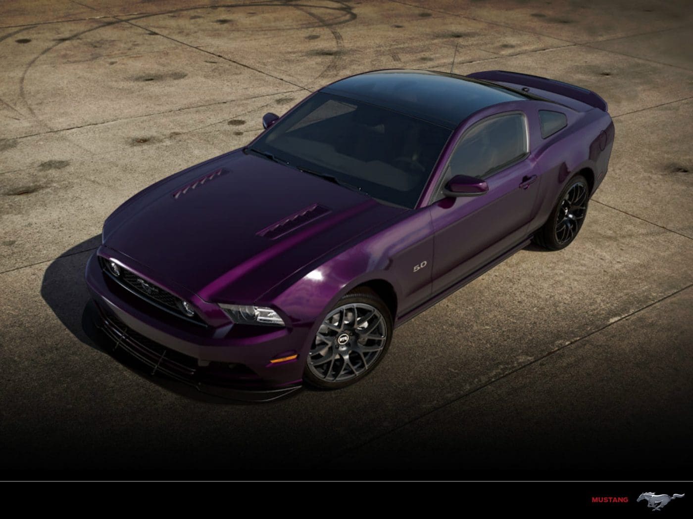 Deep Violet 1997 Ford Mustang